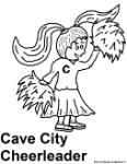 Cave City Caveman Coloring Pages- Cave City School Coloring Pages